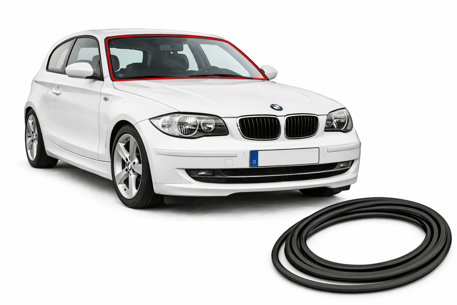 Frontscheiben Dichtung Rahmen für BMW 1er E81 E82 E87 E88