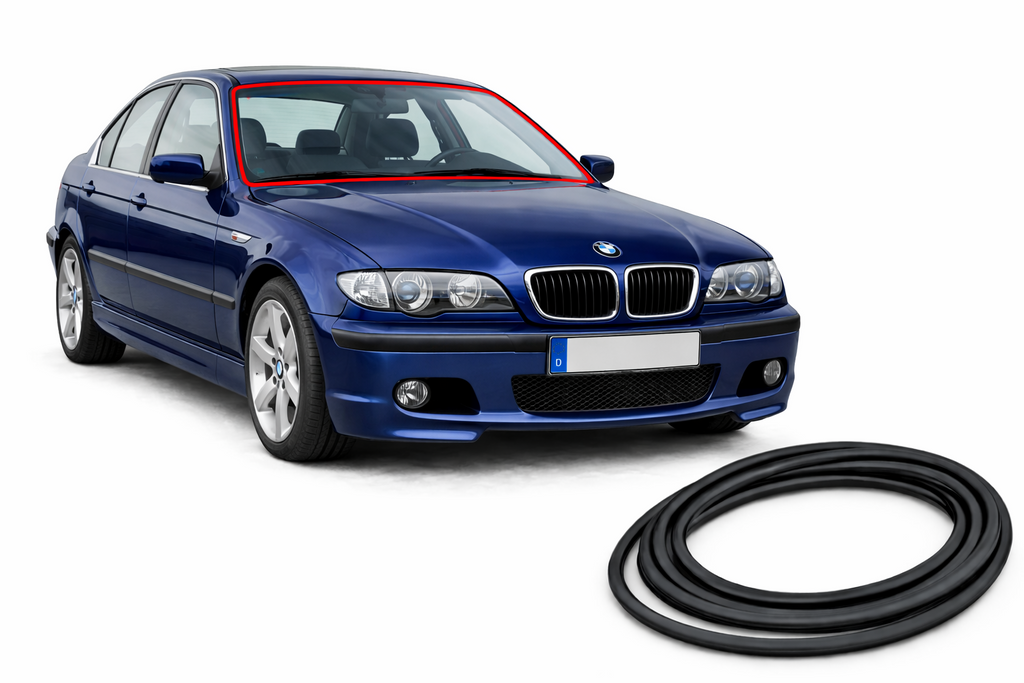 Frontscheiben Rahmen Gummi Dichtung für BMW 3er E46 Compact