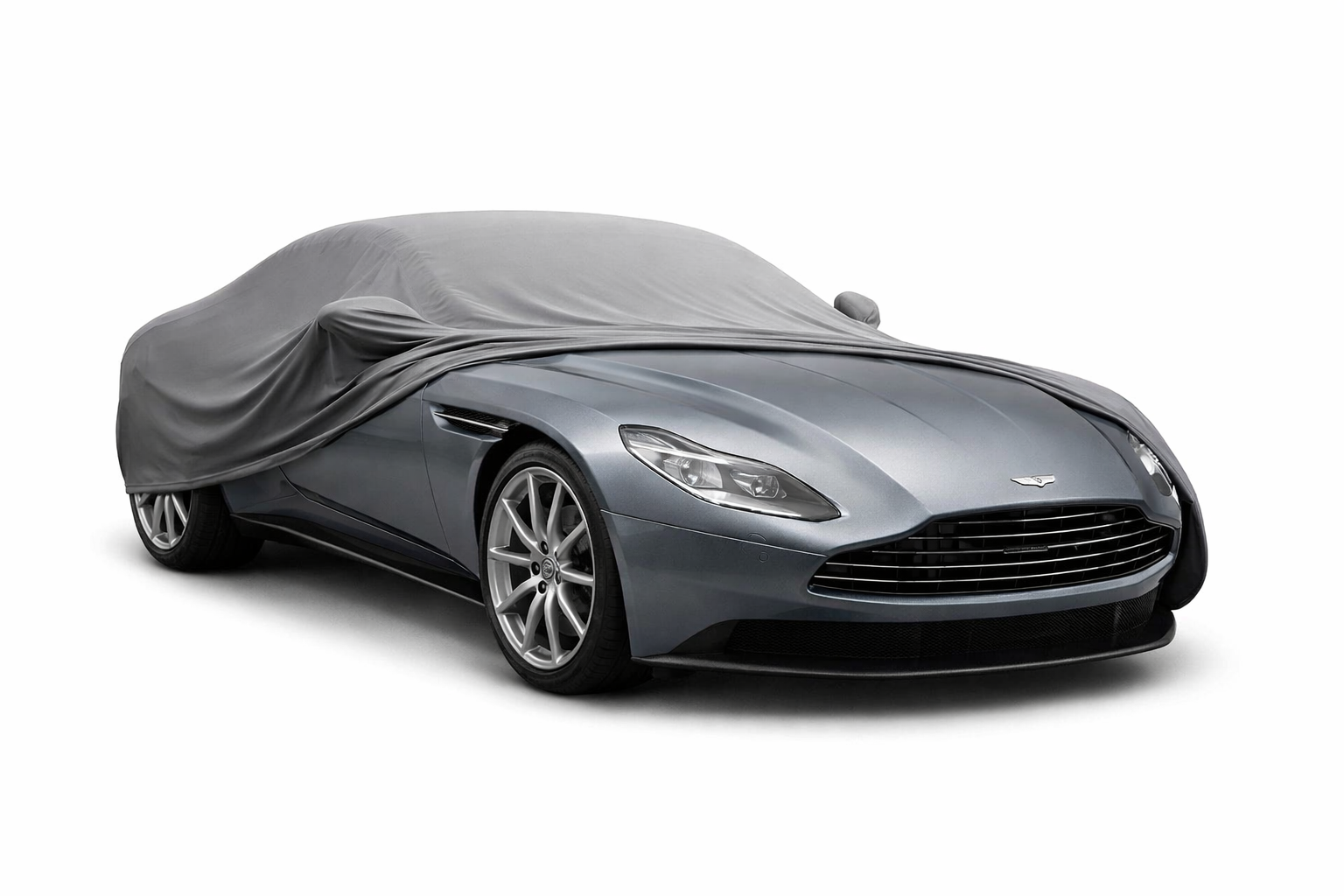 Ganzgarage Indoor Stretch Cover Carcover für Aston Martin DB11 Grau