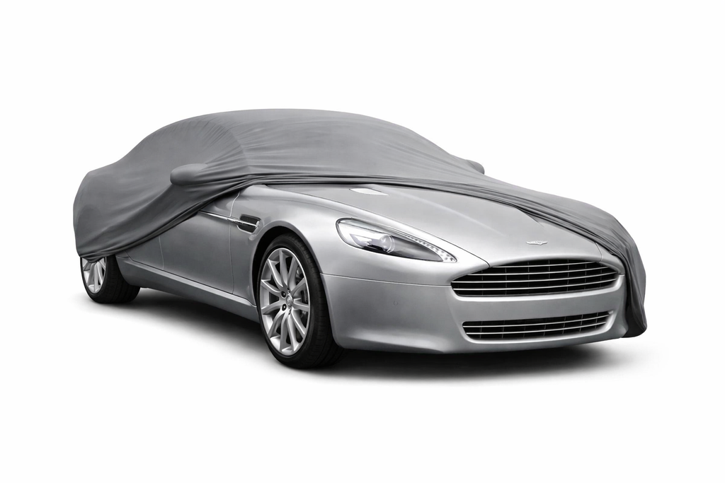 Ganzgarage Indoor Stretch Cover Carcover für Aston Martin Rapide Grau