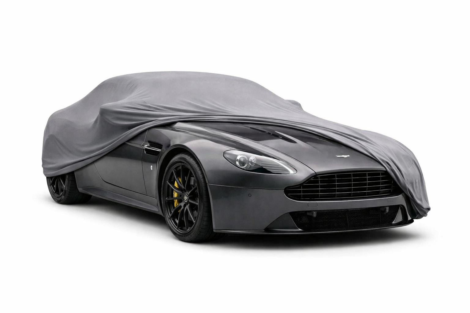 Ganzgarage Indoor Stretch Cover Carcover für Aston Martin V12 Vantage Grau