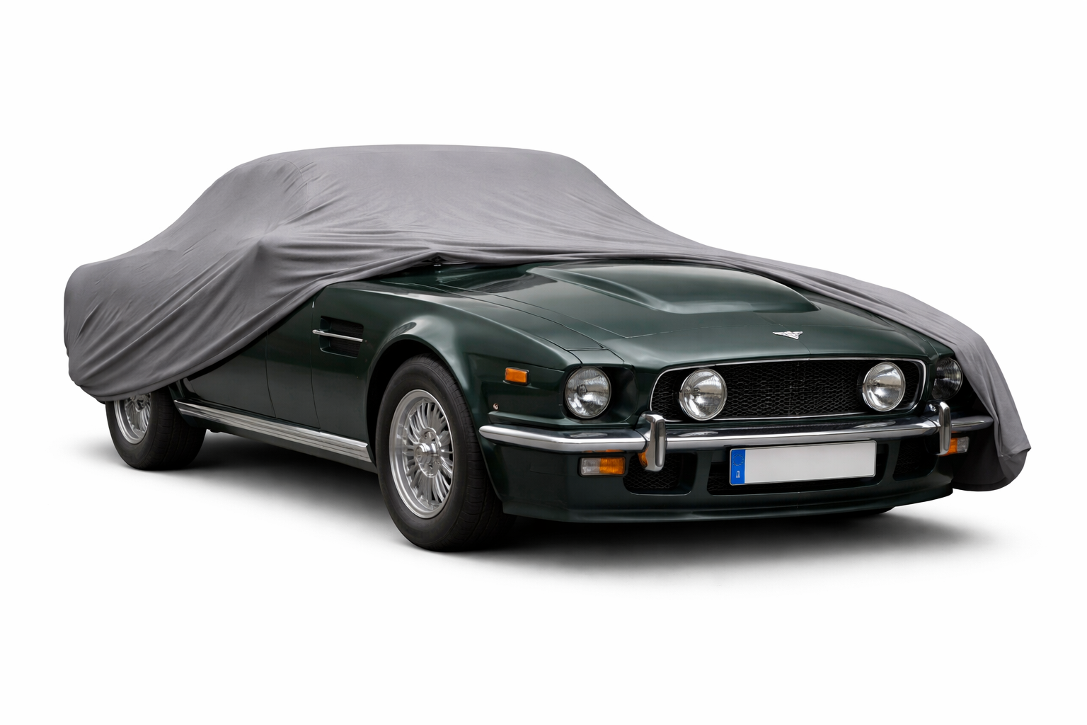 Ganzgarage Indoor Stretch Cover Carcover für Aston Martin V8 Vantage Grau