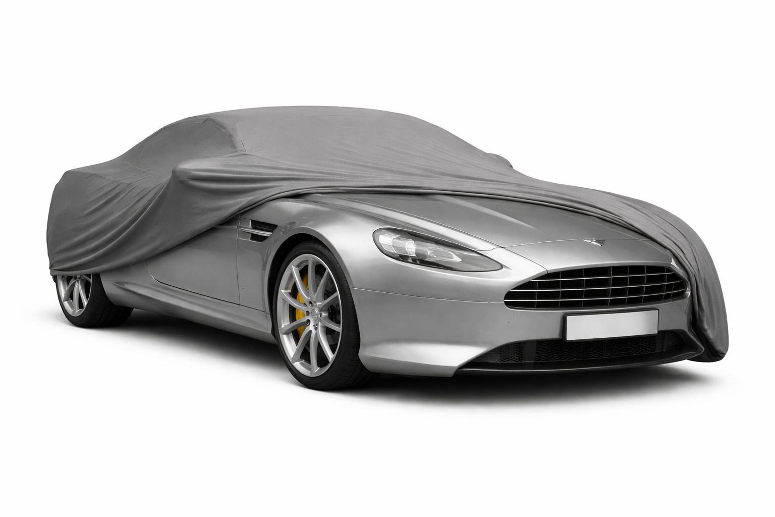 Ganzgarage Indoor Stretch Cover Carcover für Aston Martin Virage (2011) Grau