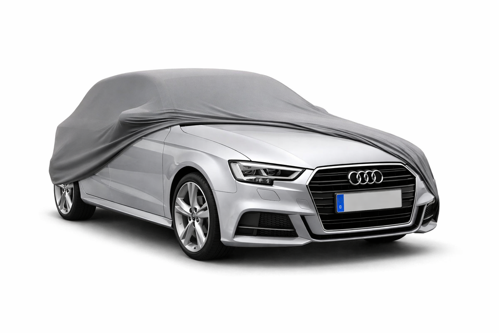 Ganzgarage Indoor Stretch Cover Carcover für Audi A3 8P Sportback Grau