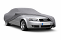 Ganzgarage Indoor Stretch Cover Carcover für Audi A4 B6 Limousine Grau