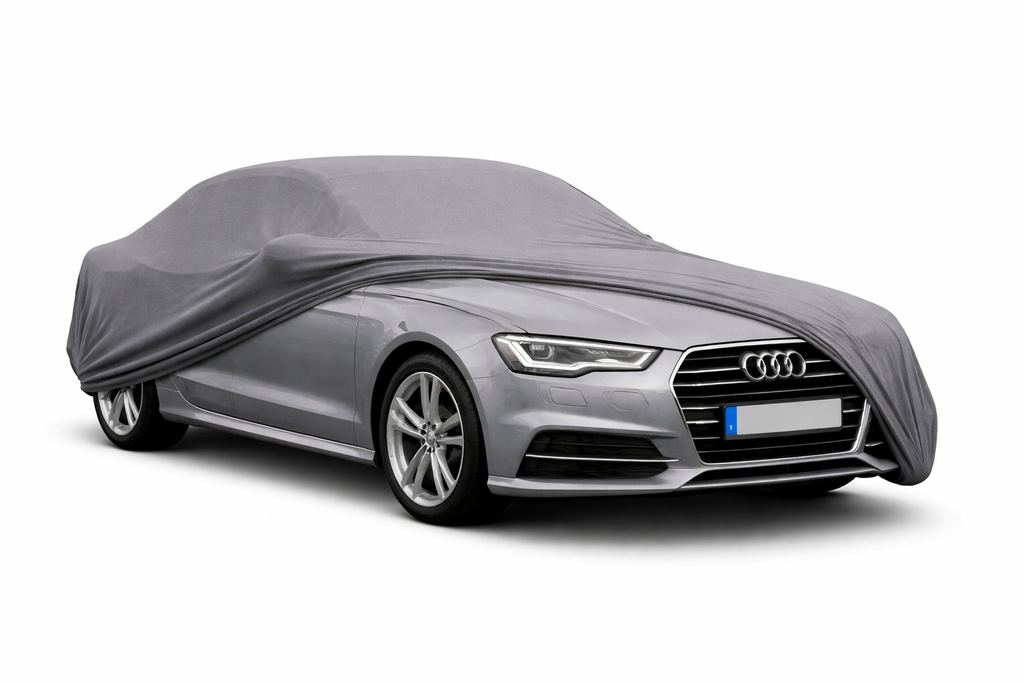 Ganzgarage Indoor Stretch Cover Carcover für Audi A6 C7 Limousine Grau