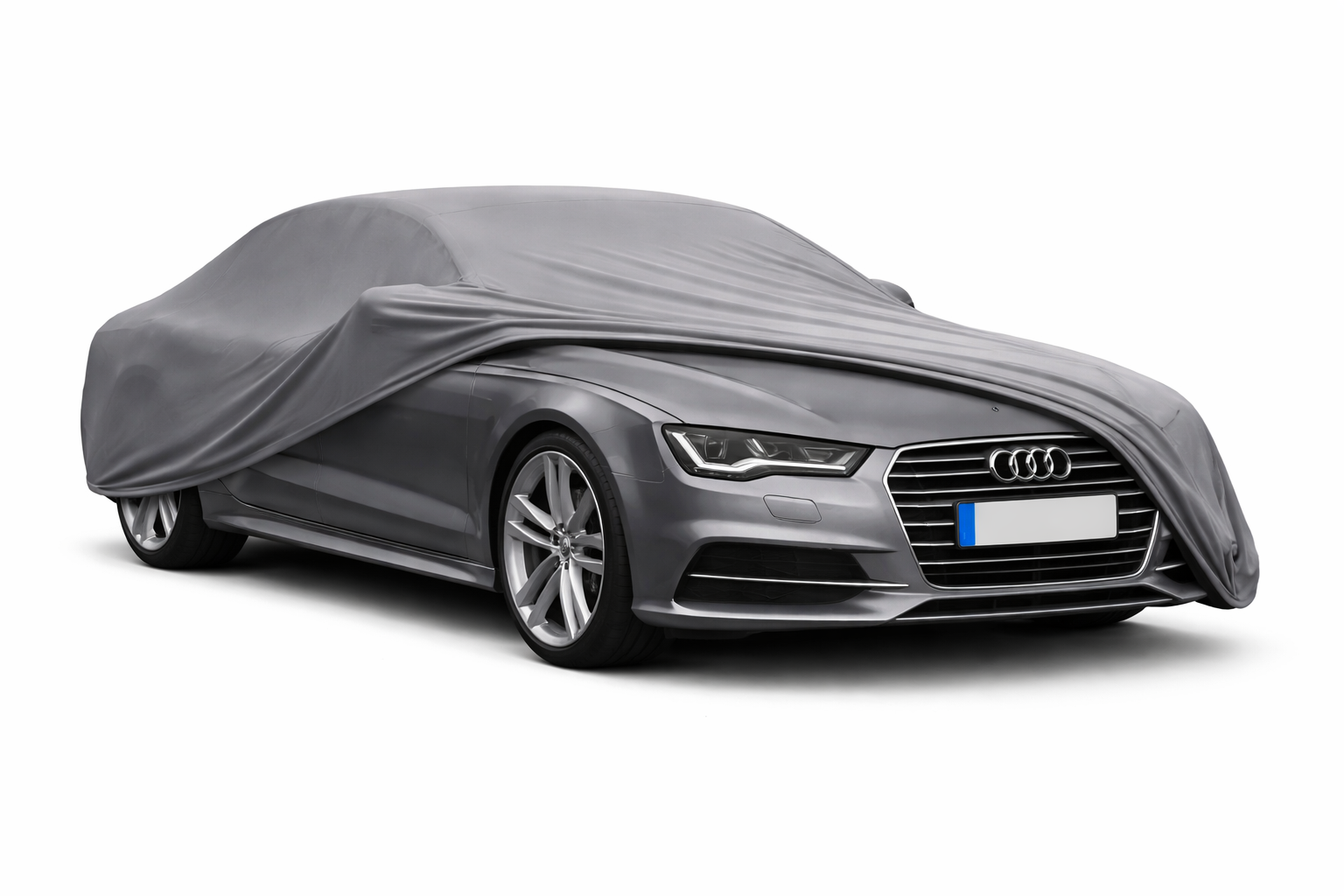 Ganzgarage Indoor Stretch Cover Carcover für Audi A7 4K Grau