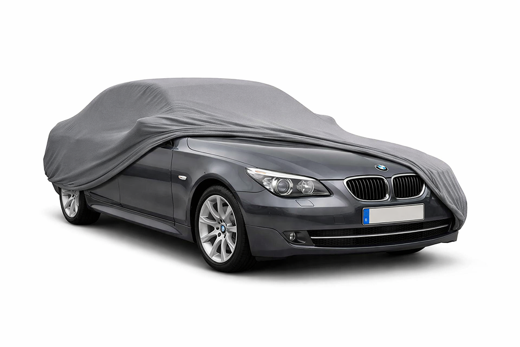 Ganzgarage Indoor Stretch Cover Carcover für BMW 5er E60 Limousine Grau