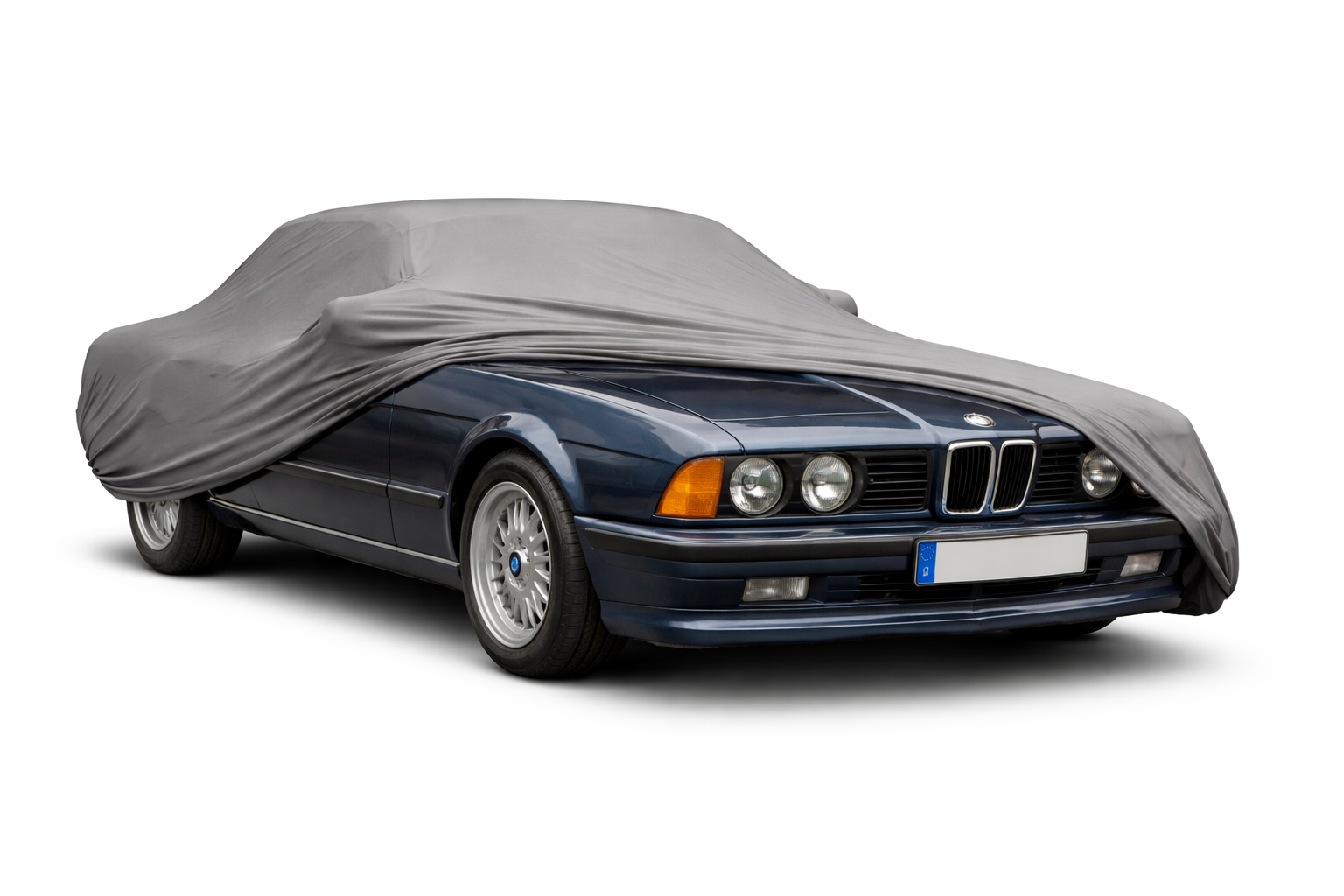 Ganzgarage Indoor Stretch Cover Carcover für BMW 6er E24 Coupé Grau
