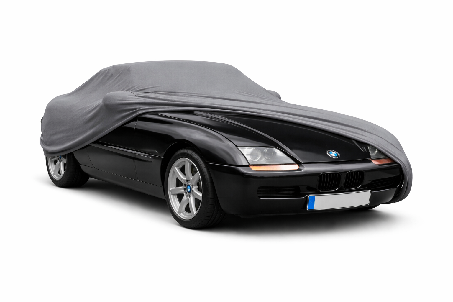 Ganzgarage Indoor Stretch Cover Carcover für BMW Z1 Grau