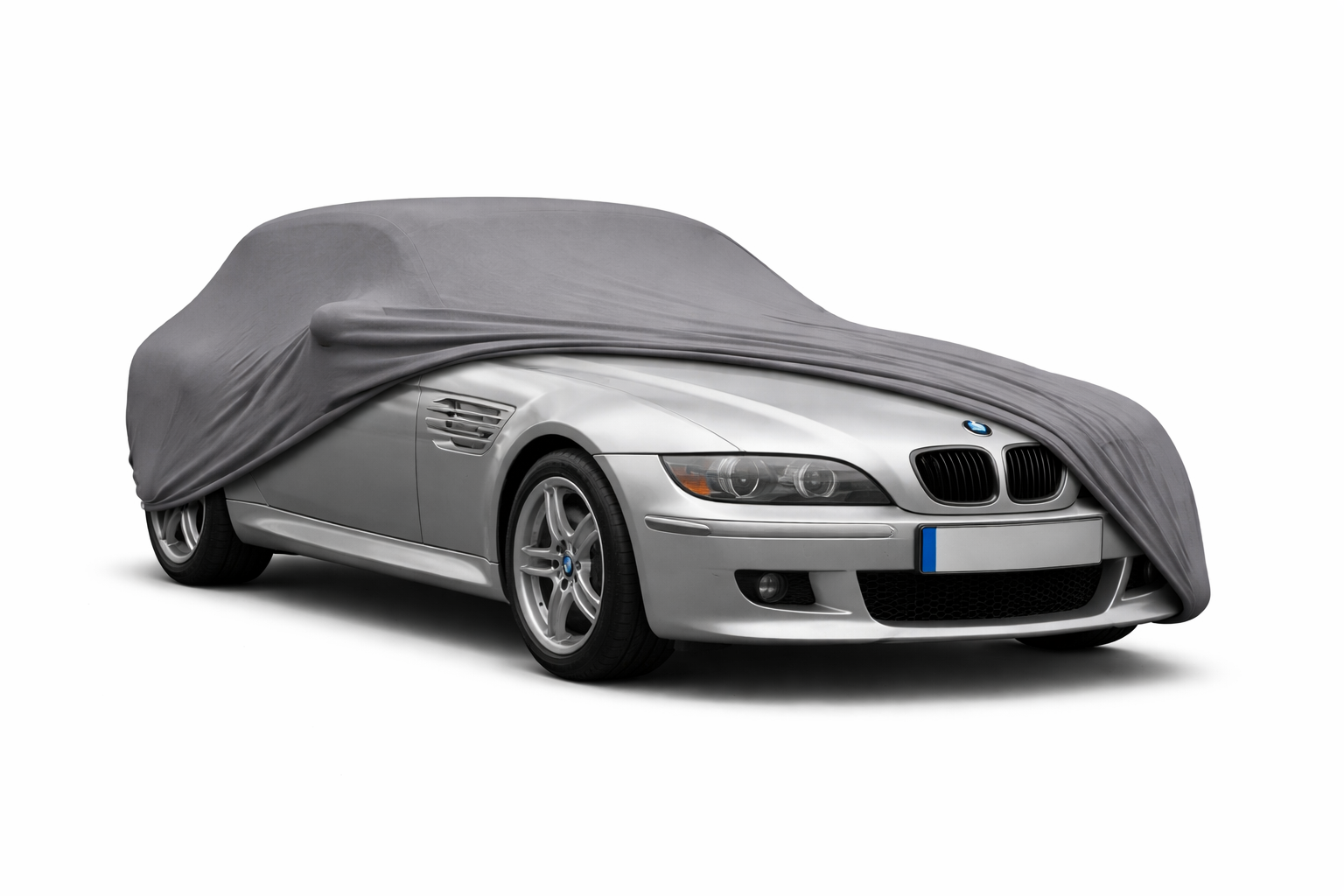 Ganzgarage Indoor Stretch Cover Carcover für BMW Z3 Coupé Grau