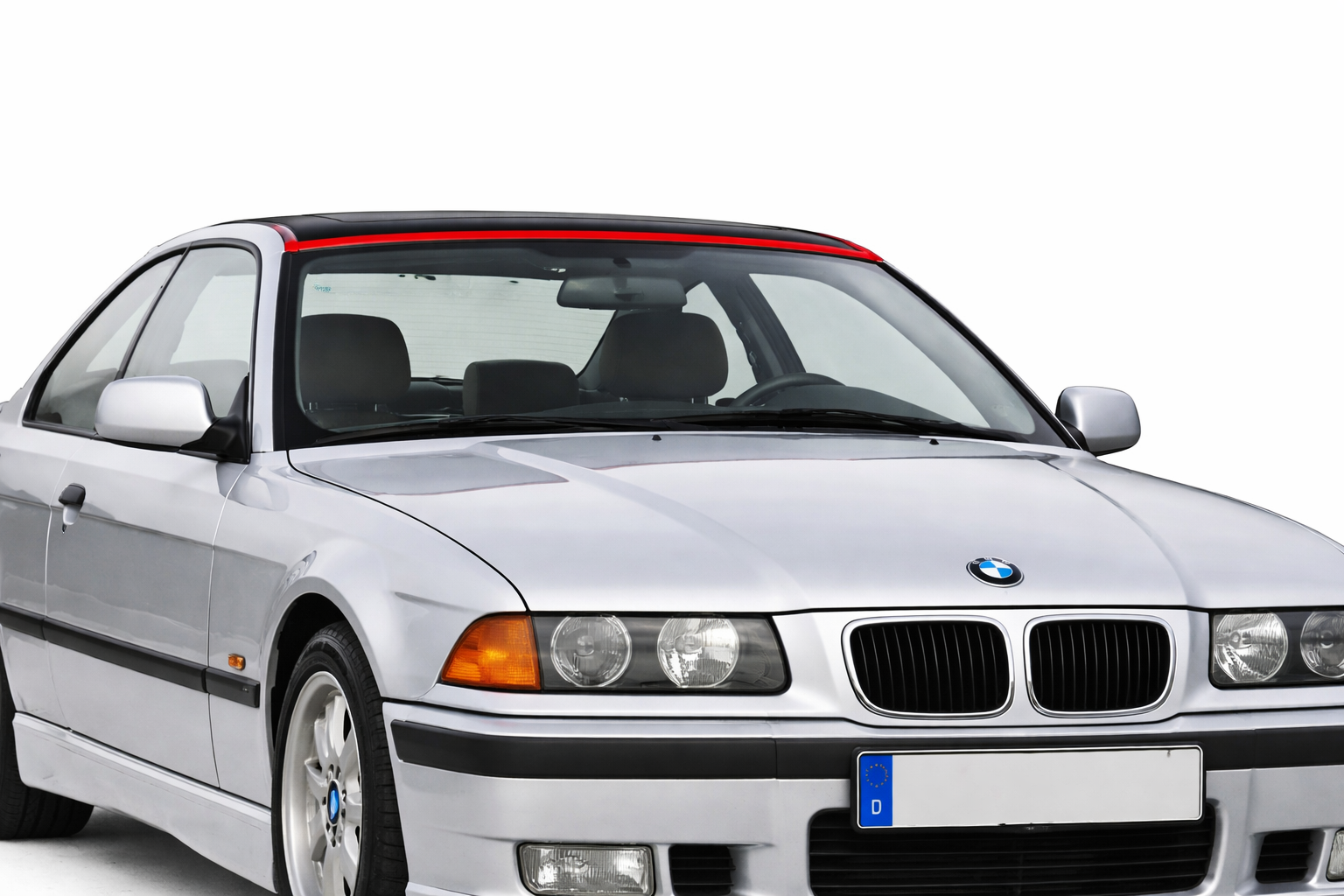 Leiste oben für Frontscheibe für BMW 3er E36 Gummi Dichtung Windschutzscheibe
