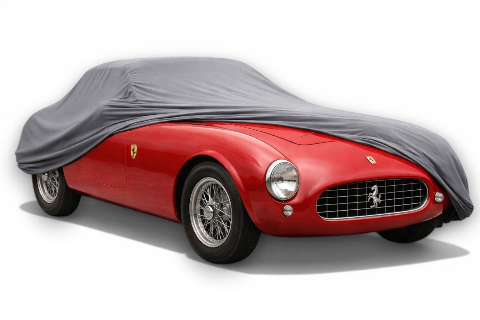 Ganzgarage Indoor Stretch Cover Carcover für Ferrari 125 S Grau