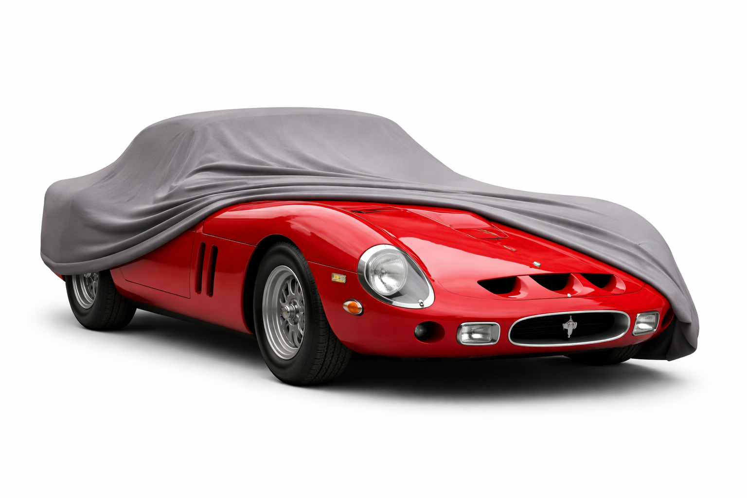Ganzgarage Indoor Stretch Cover Carcover für Ferrari 250 GTO Grau