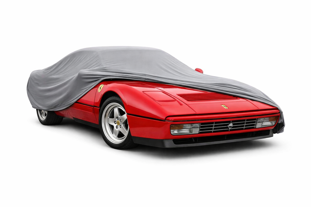 Ganzgarage Indoor Stretch Cover Carcover für Ferrari 328 GTB Grau