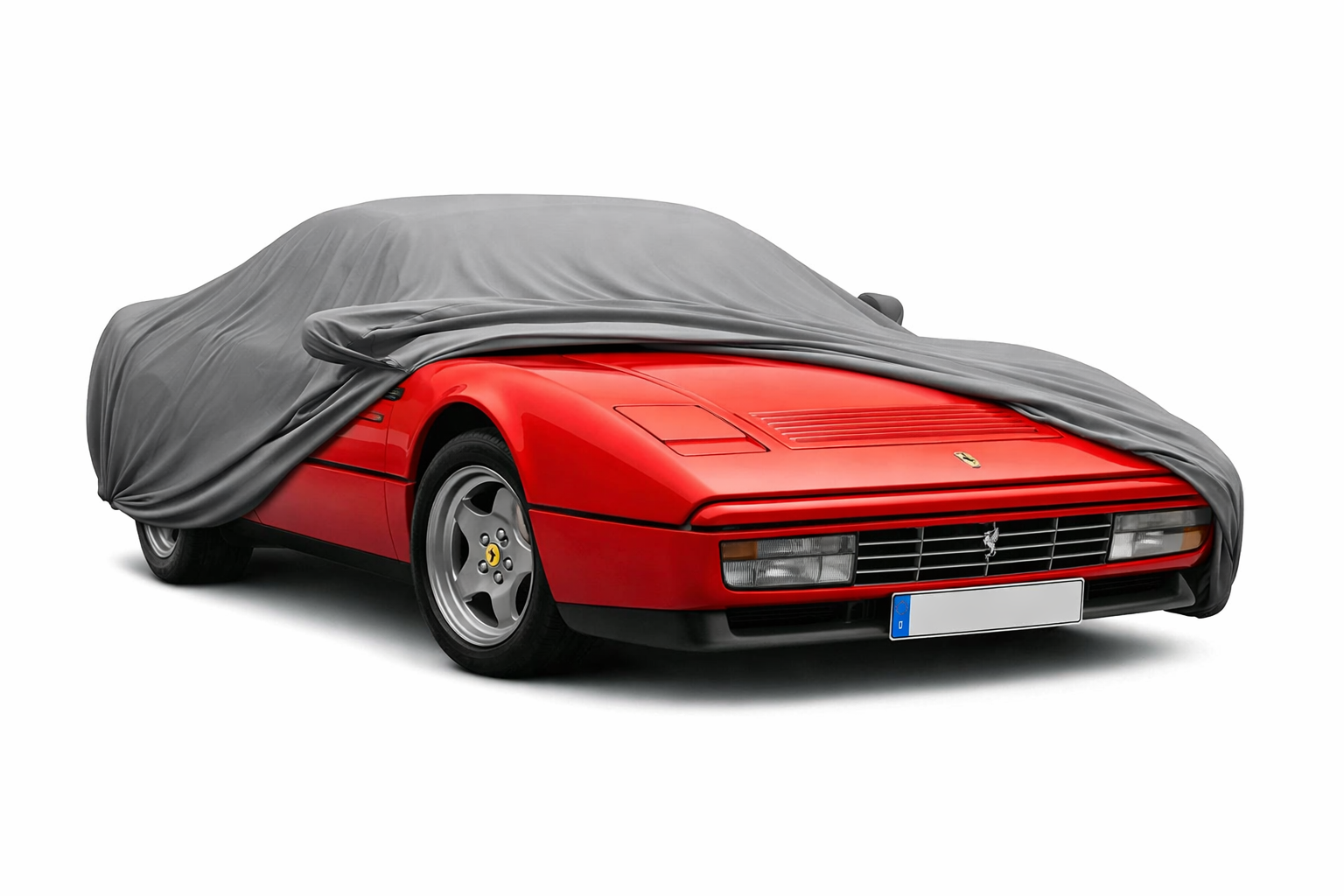 Ganzgarage Indoor Stretch Cover Carcover für Ferrari 328 GTS Grau