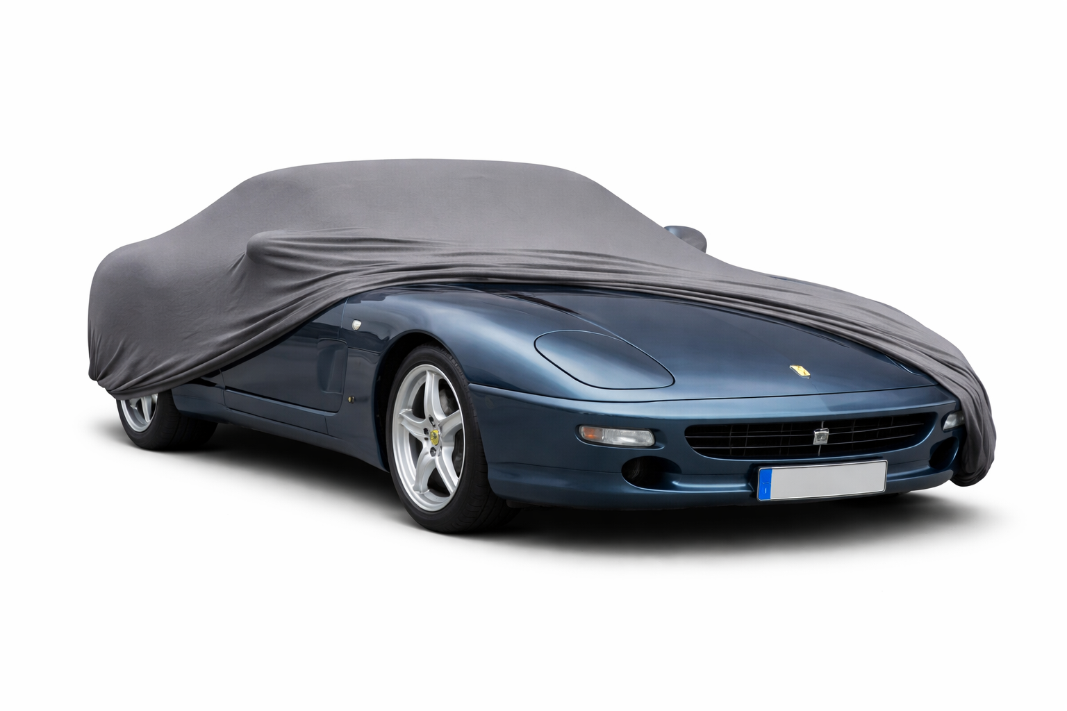 Ganzgarage Indoor Stretch Cover Carcover für Ferrari 456 GTA Grau