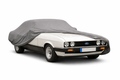 Ganzgarage Indoor Stretch Cover Carcover für Ford Capri Mk II Grau