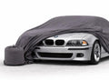 Ganzgarage Indoor Stretch Cover Carcover für Škoda Kodiaq Grau