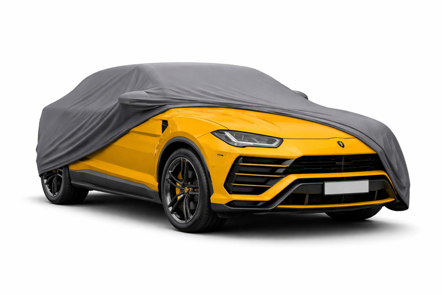 Ganzgarage Indoor Stretch Cover Carcover für Lamborghini Urus Grau