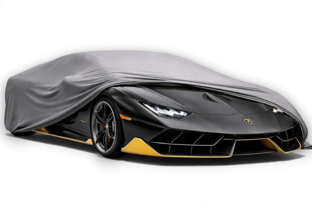 Ganzgarage Indoor Stretch Cover Carcover für Lamborghini Centenario Grau