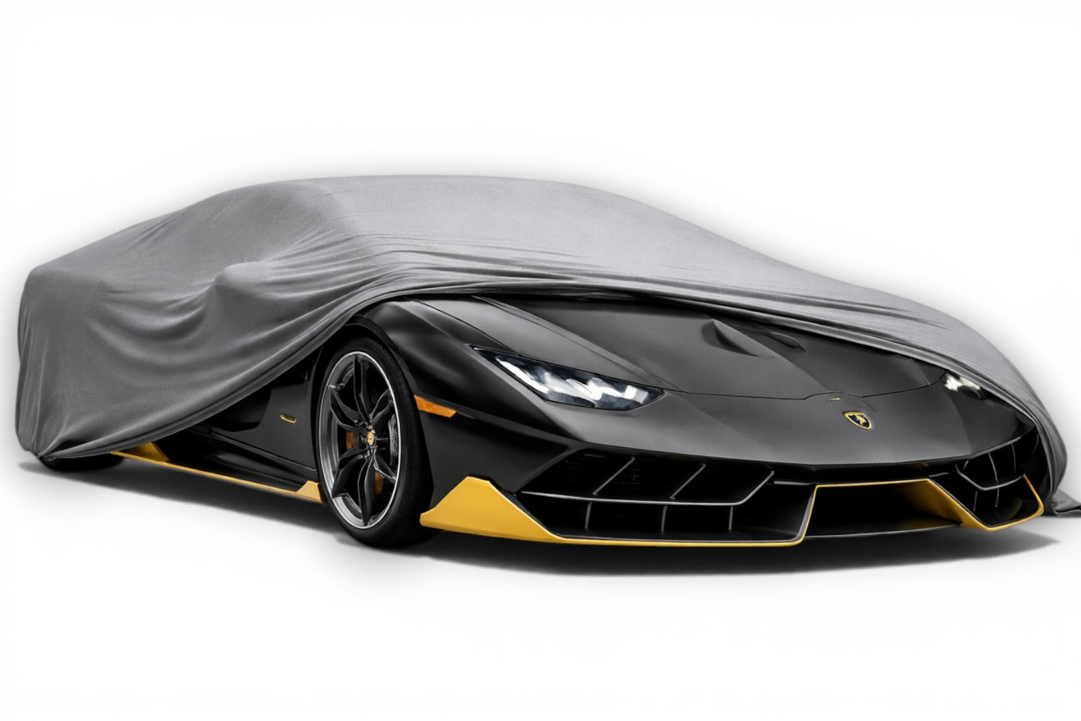 Ganzgarage Indoor Stretch Cover Carcover für Lamborghini Centenario Grau