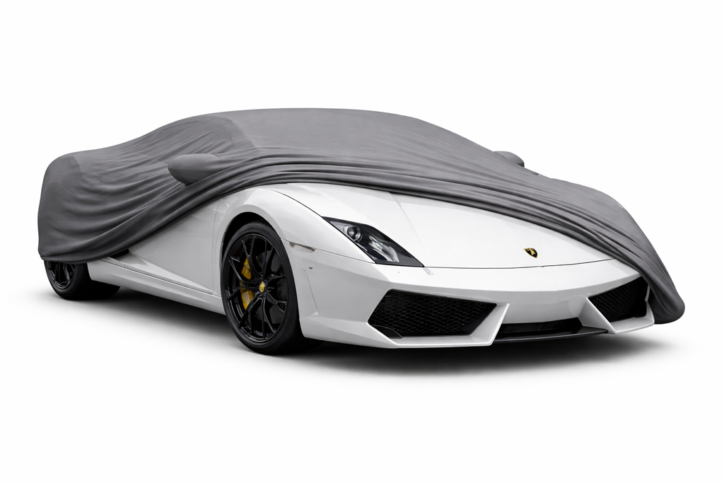 Ganzgarage Indoor Stretch Cover Carcover für Lamborghini Gallardo Grau