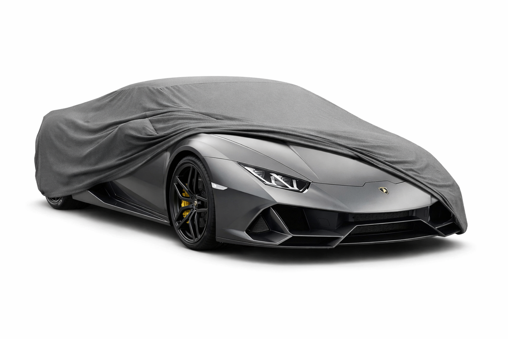Ganzgarage Indoor Stretch Cover Carcover für Lamborghini Huracán Grau