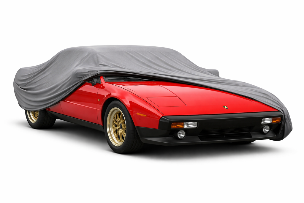 Ganzgarage Indoor Stretch Cover Carcover für Lamborghini Silhouette Grau