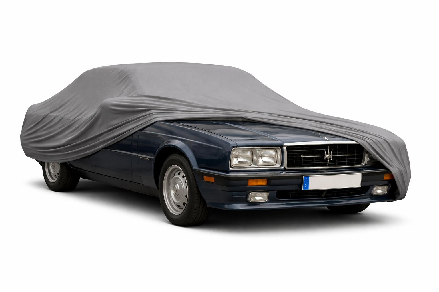 Ganzgarage Indoor Stretch Cover Carcover für Maserati 425 Grau