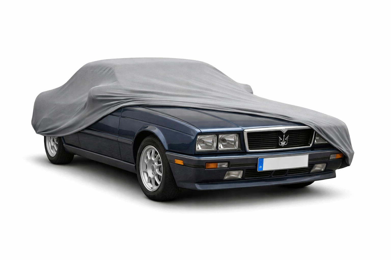 Ganzgarage Indoor Stretch Cover Carcover für Maserati 430 Grau