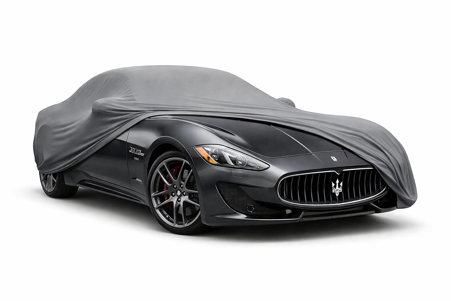 Ganzgarage Indoor Stretch Cover Carcover für Maserati GranTurismo Grau