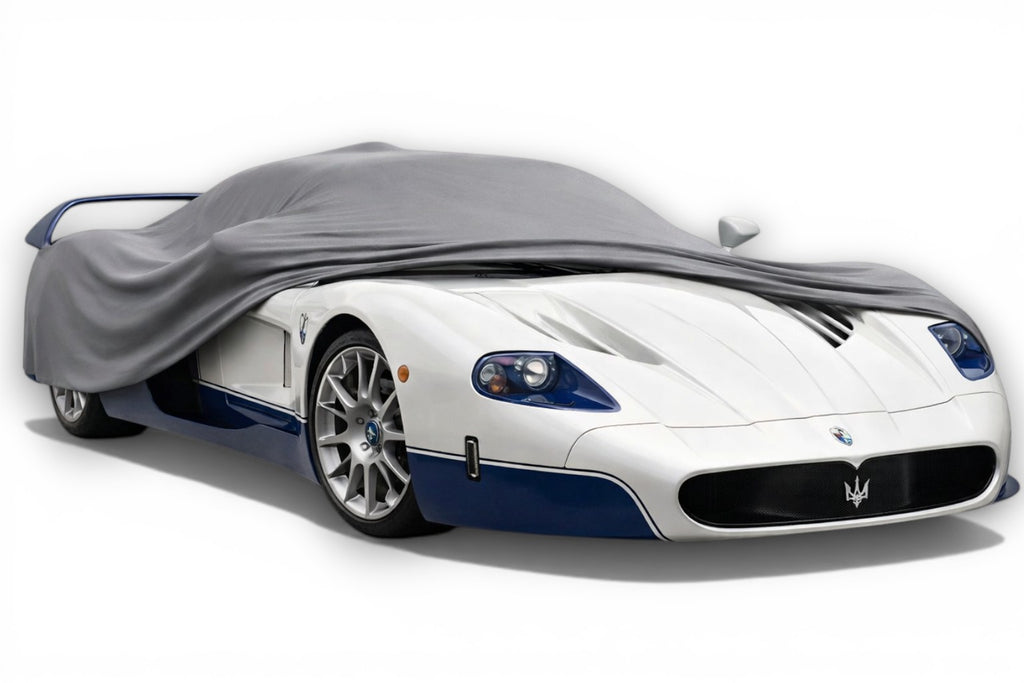 Ganzgarage Indoor Stretch Cover Carcover für Maserati MC12 Stradale Grau