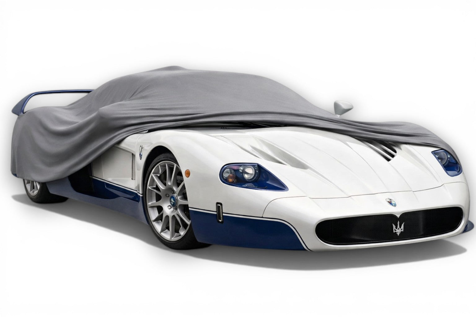 Ganzgarage Indoor Stretch Cover Carcover für Maserati MC12 Stradale Grau