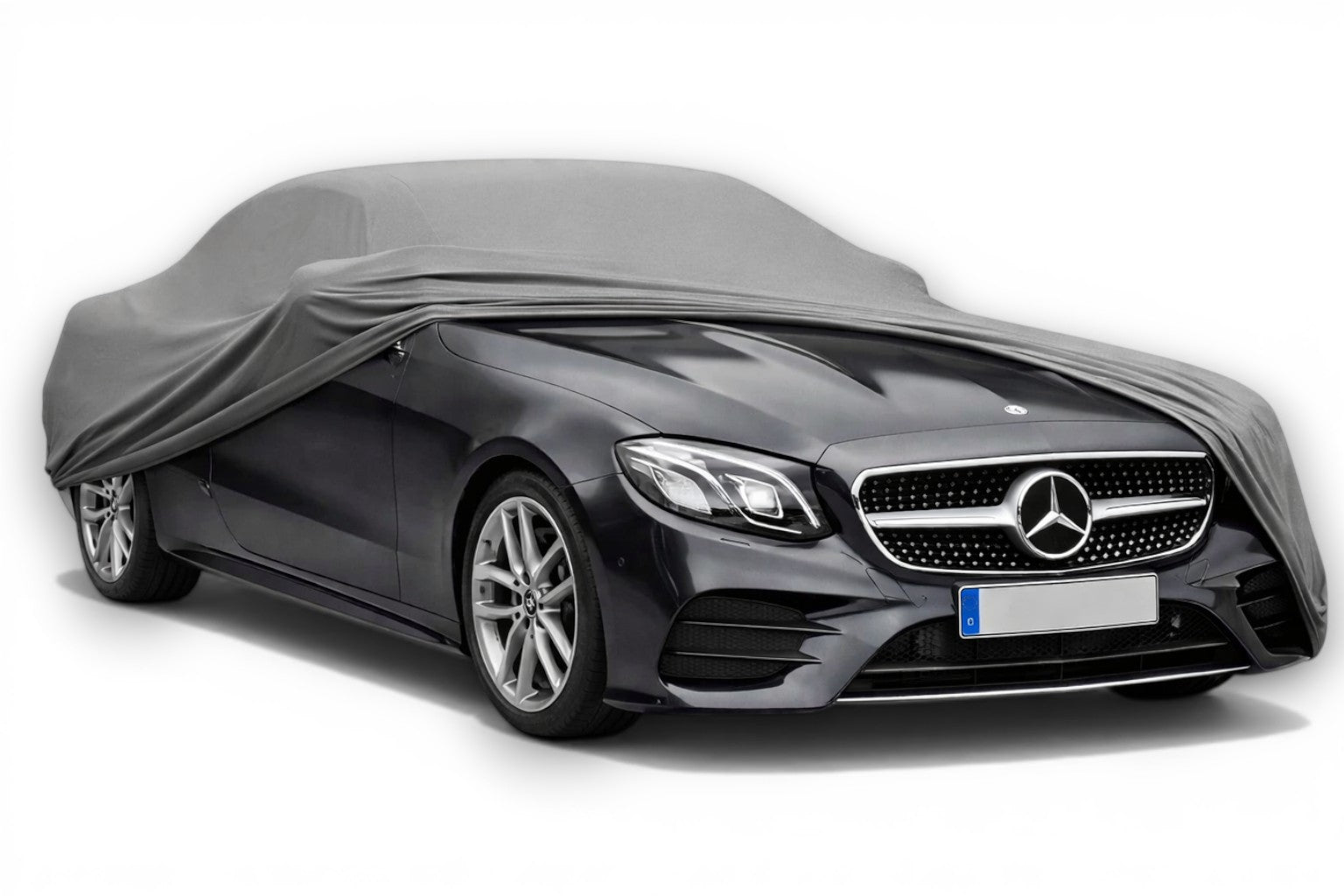 Ganzgarage Indoor Stretch Cover Carcover für Mercedes-Benz E-Klasse A238 Grau