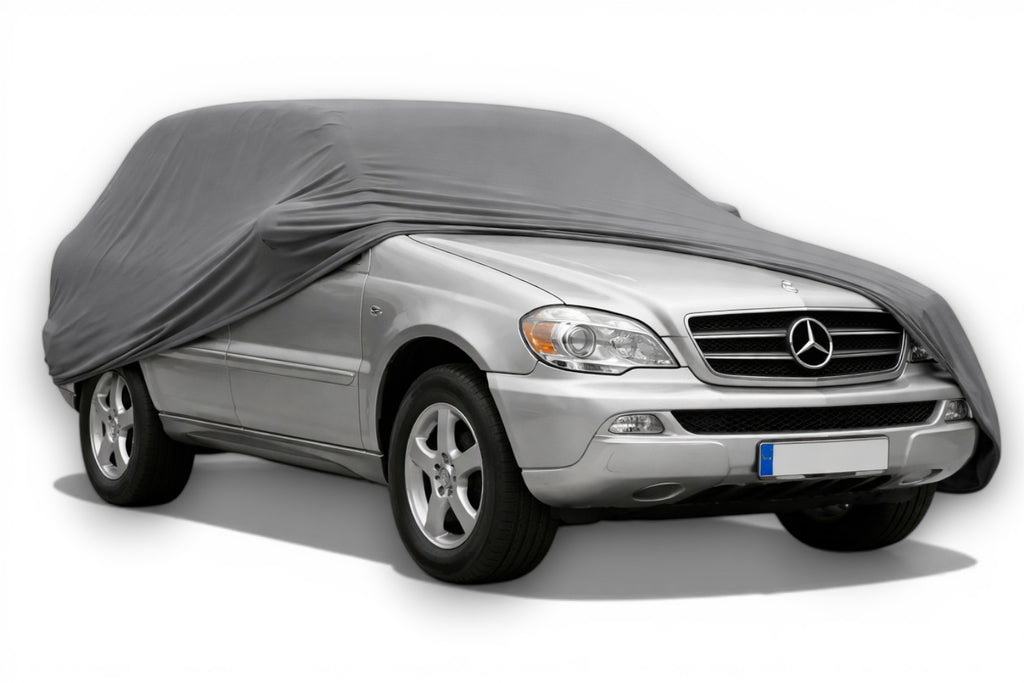 Ganzgarage Indoor Stretch Cover Carcover für Mercedes-Benz GLE W163 Grau