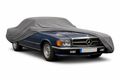 Ganzgarage Indoor Stretch Cover Carcover für Mercedes-Benz W114 W115 Coupe Grau