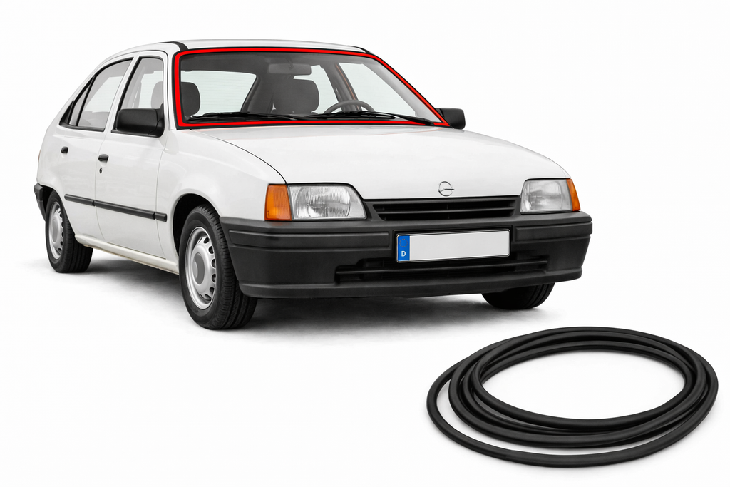 Rahmen für Frontscheibe OPEL KADETT E BJ:84-91 Gummi Dichtung Windschutzscheibe