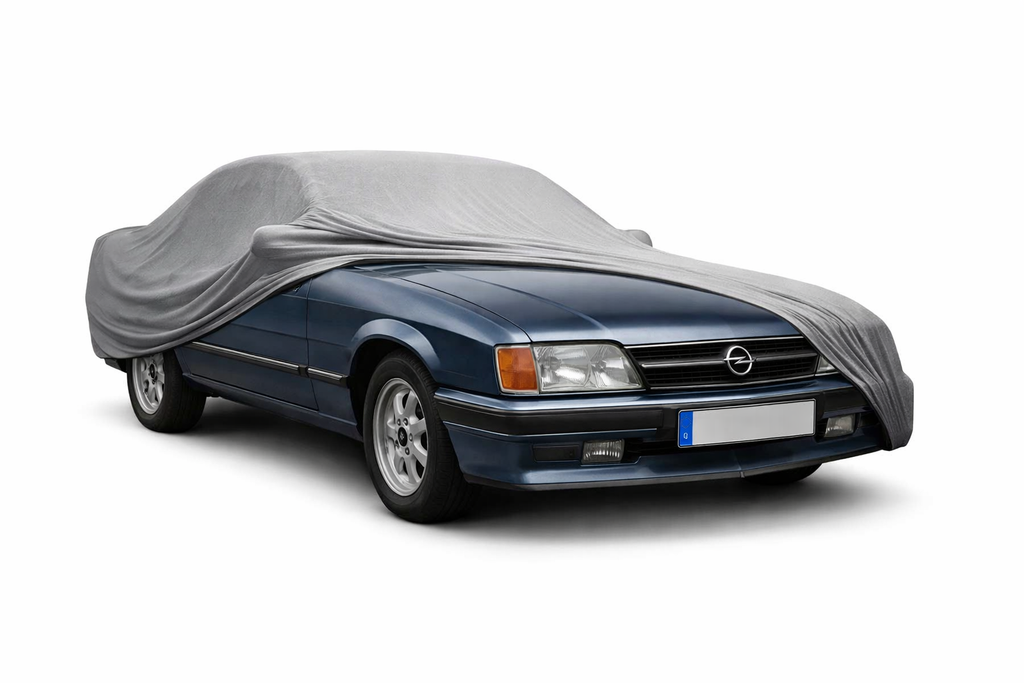 Ganzgarage Indoor Stretch Cover Carcover für Opel Monza Grau
