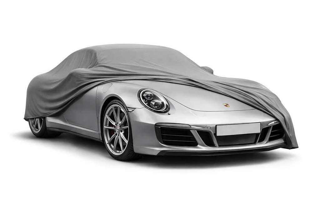 Ganzgarage Indoor Stretch Cover Carcover für Porsche 911 991 Grau