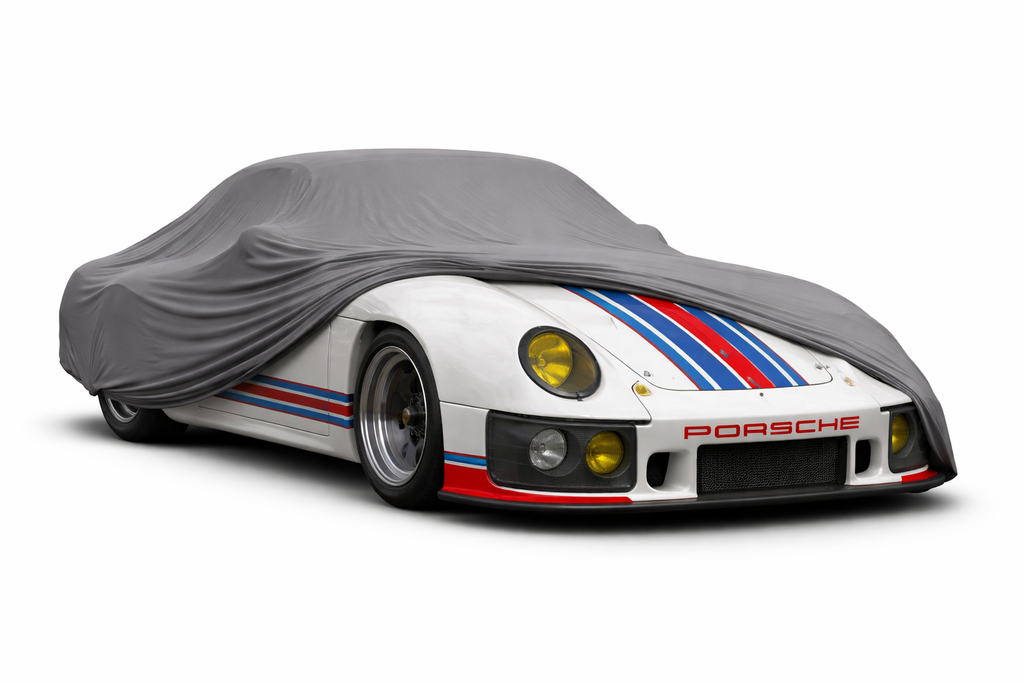Ganzgarage Indoor Stretch Cover Carcover für Porsche 935 Grau