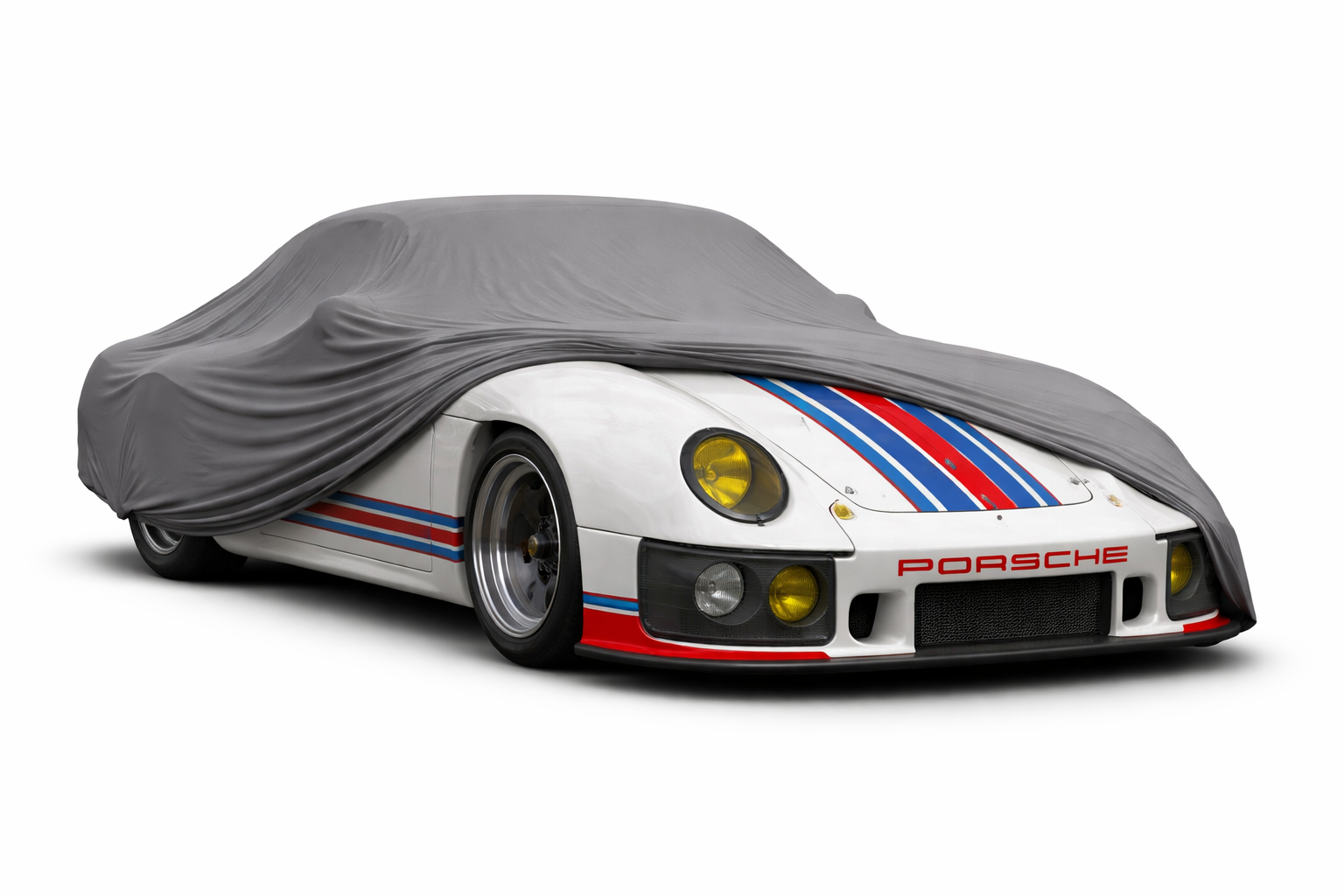 Ganzgarage Indoor Stretch Cover Carcover für Porsche 935 Grau