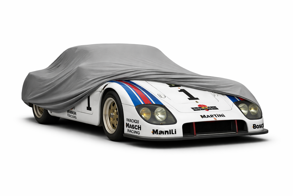 Ganzgarage Indoor Stretch Cover Carcover für Porsche 936 Grau