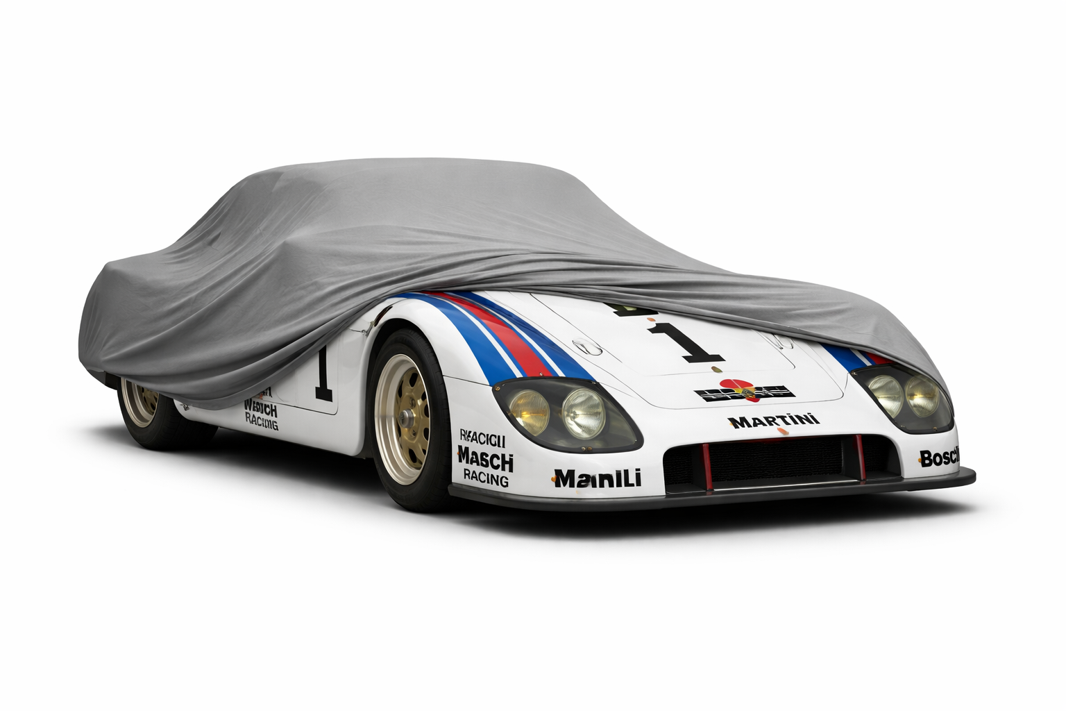 Ganzgarage Indoor Stretch Cover Carcover für Porsche 936 Grau