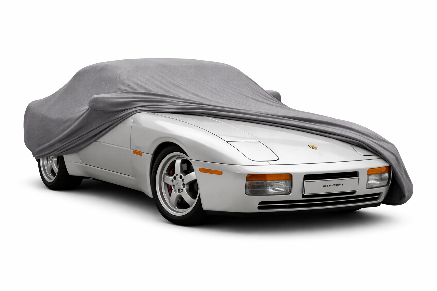 Ganzgarage Indoor Stretch Cover Carcover für Porsche 944 Turbo Grau