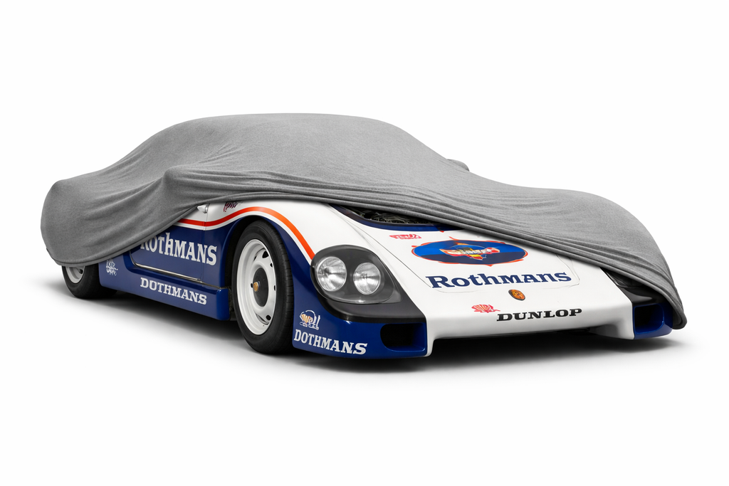 Ganzgarage Indoor Stretch Cover Carcover für Porsche 956 Grau