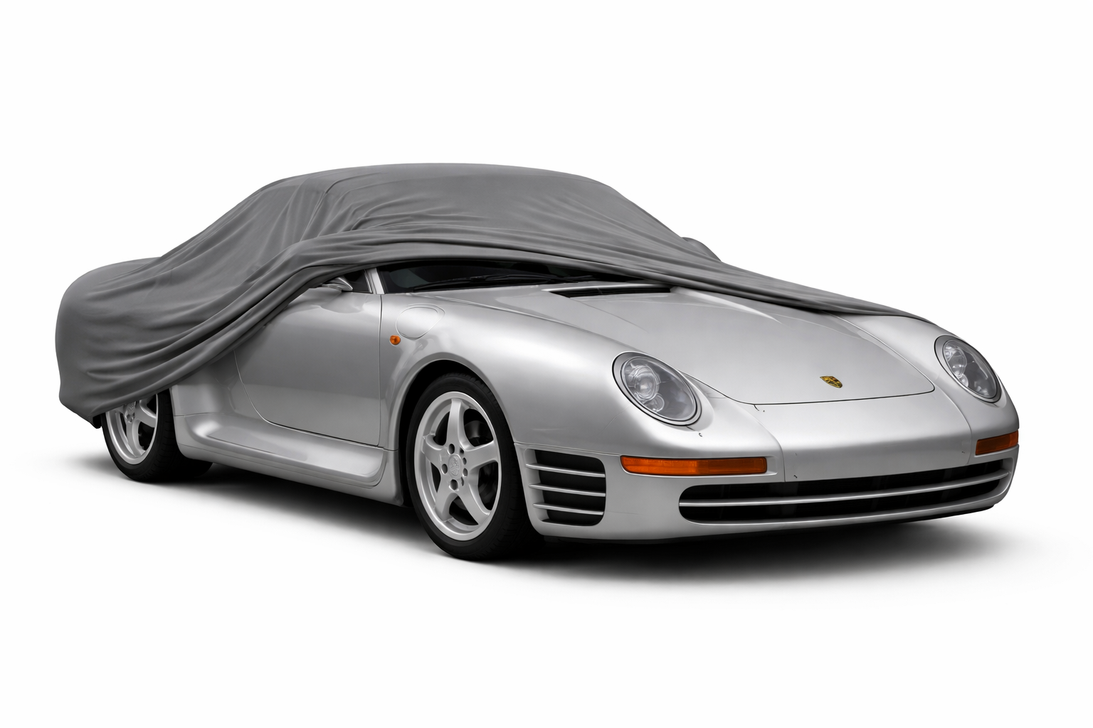 Ganzgarage Indoor Stretch Cover Carcover für Porsche 959 Grau