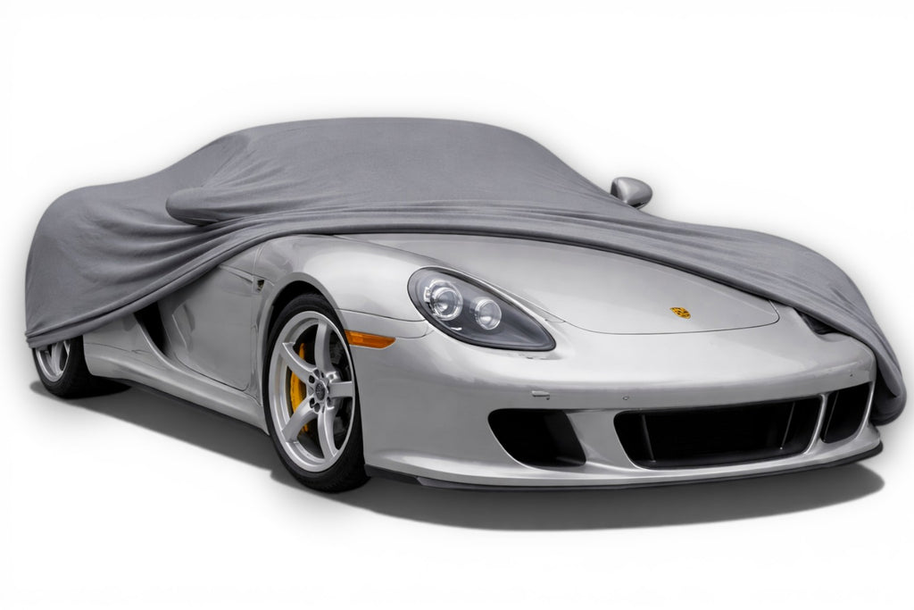 Ganzgarage Indoor Stretch Cover Carcover für Porsche Carrera GT Grau