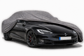 Ganzgarage Indoor Stretch Cover Carcover für Tesla Model S Grau