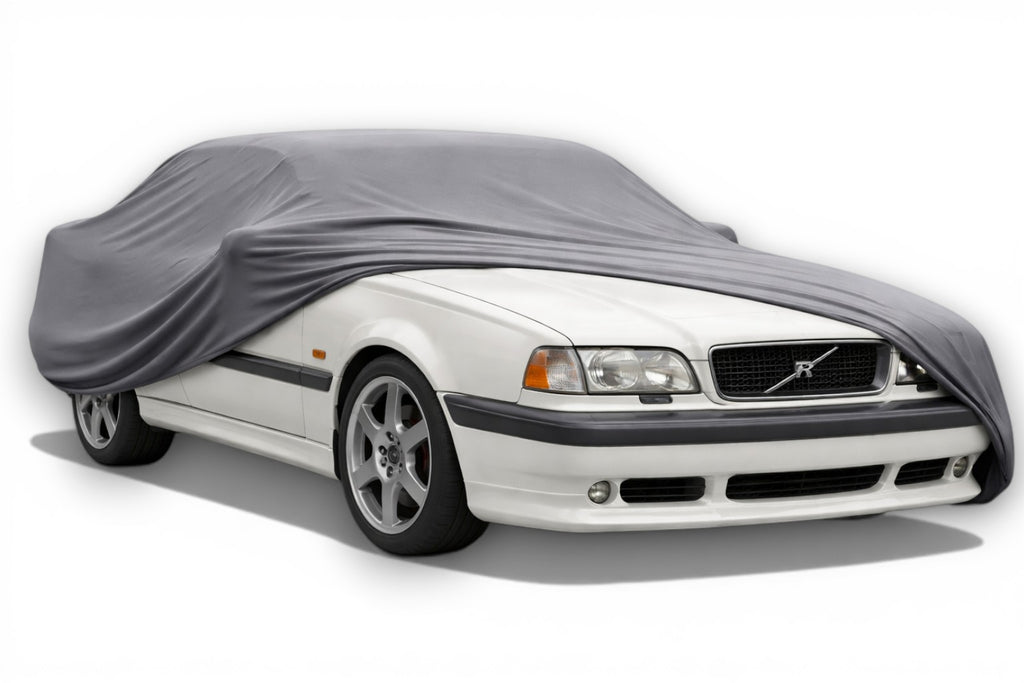 Ganzgarage Indoor Stretch Cover Carcover für Volvo 850 R Grau